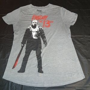 Friday the 13th Graphic Tee - Gray